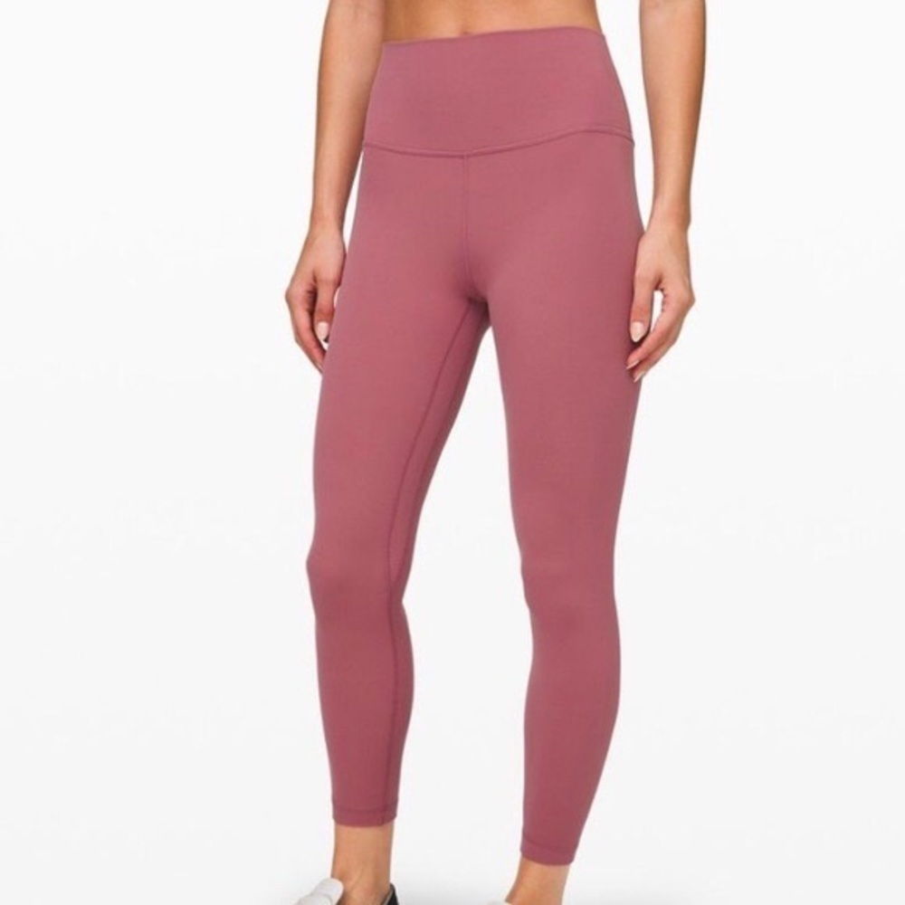 Lululemon Align Leggings- Mauve/reddish/pink color- 28 inch